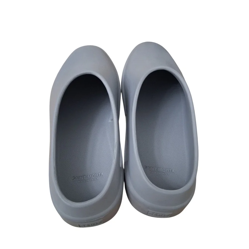 Saint Morta Slip-On Comfort Mens size 11 Grey‎ Summer Beachy Pool Side Slippers